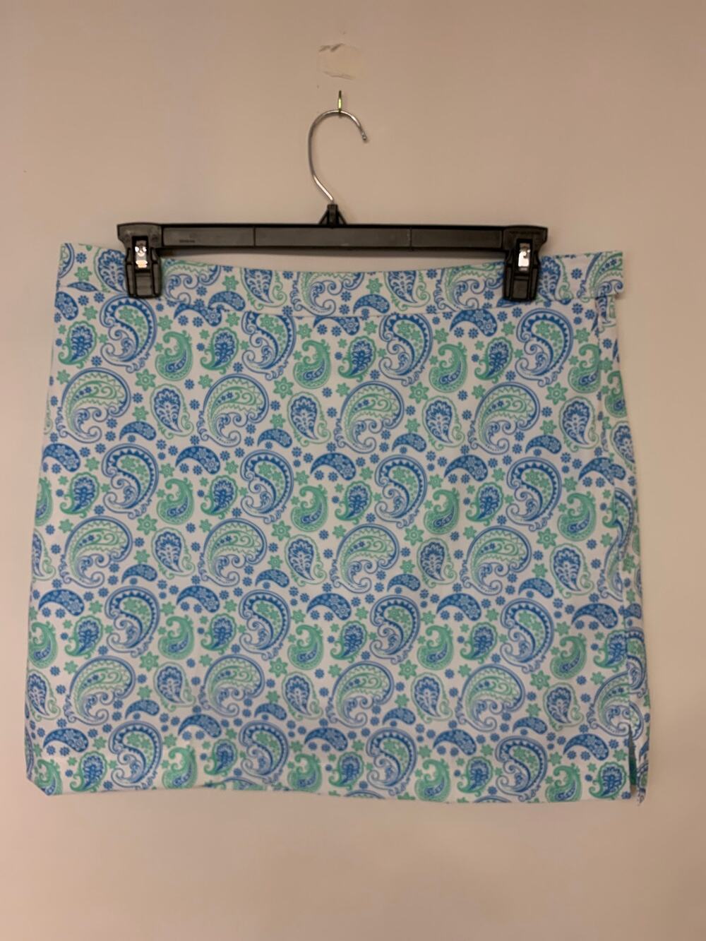 Cracked Wheat Skort Paisley Golf Tennis Pickleball Activewear Womens SZ 12